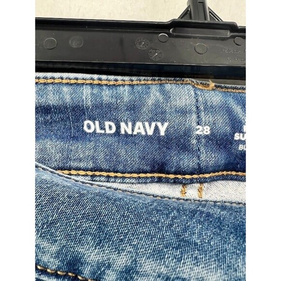 Women's Plus Size 28 Old Navy Rockstar Super Skinny High-Rise Built in Warm Jean - Picture 2 of 5